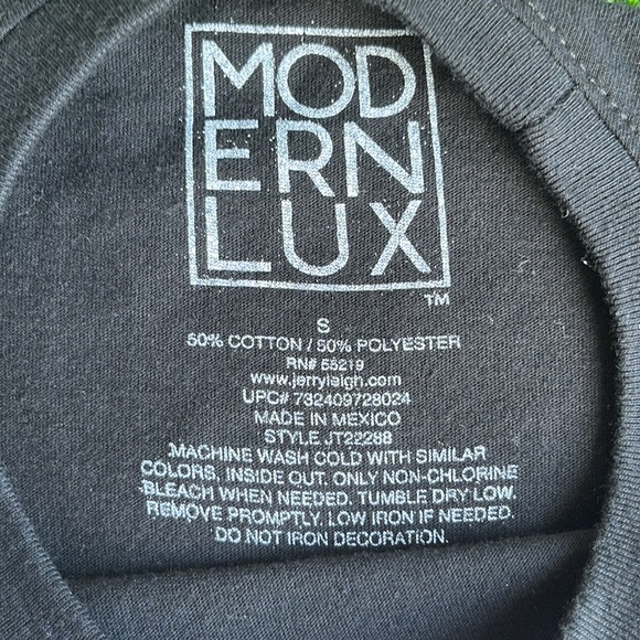 MODERN LUX Floral Savage Tee size small - Picture 4 of 4